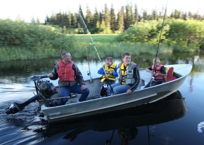 Fishing at Tatuk Lake Wilderness Resort