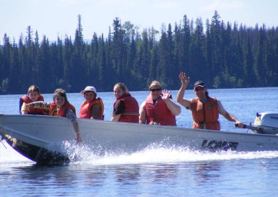 Boating at Tatuk Lake Wilderness Resort